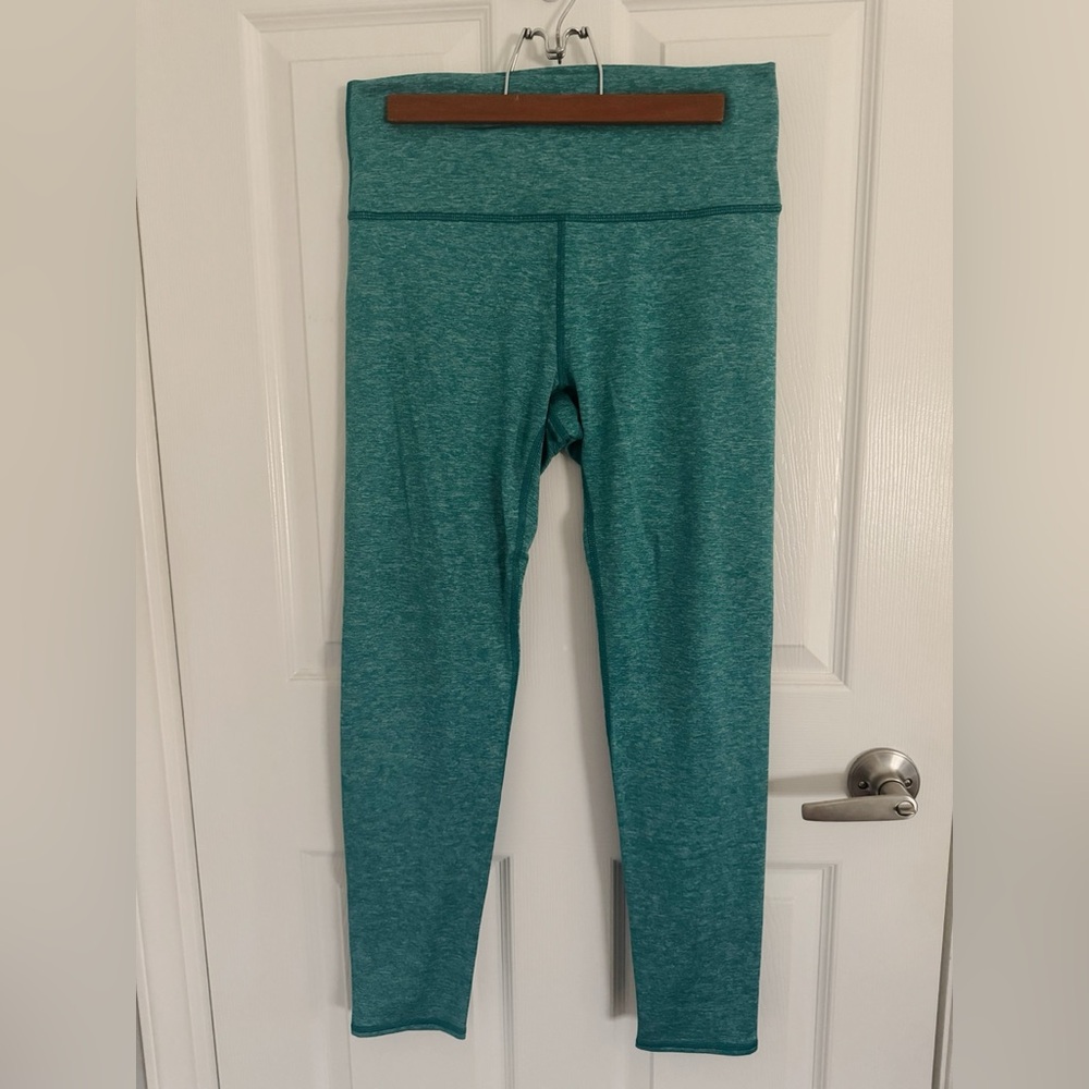 Aerie Chill Play Move Leggings, Light Blue/Teal, Size L